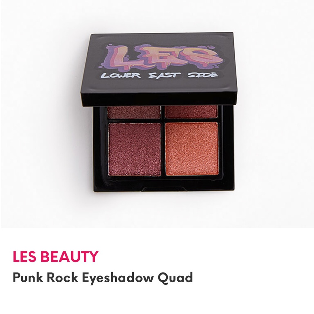 💎LES BEAUTY PUNK ROCK EYESHADOW QUAD